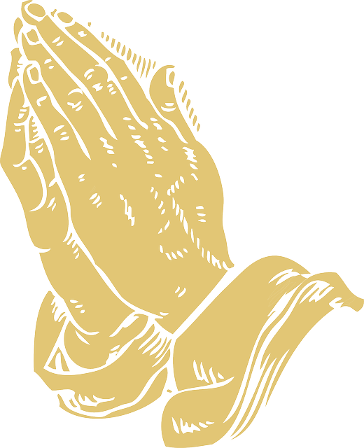 Ilustração: Mãos em Oração